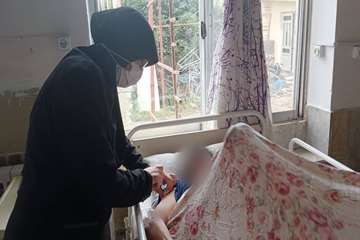 واکسیناسیون آنفلوانزا برای ۲۵۰ نفر از ساکنان آسایشگاه معلولین و سالمندان رشت